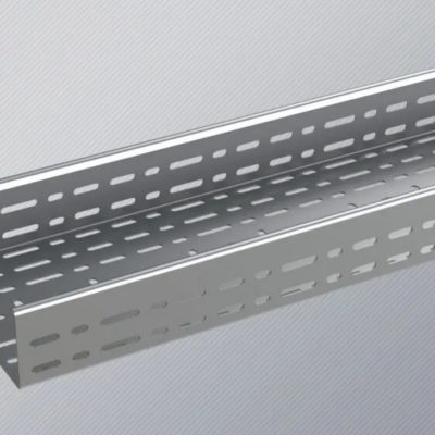 Hot-Dip Galvanized perforated Cable Tray (400*50*3000) mm 2.0 mm Thick