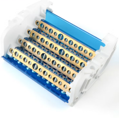 Four Level Din Rail Mount Bus Terminal Distribution Box