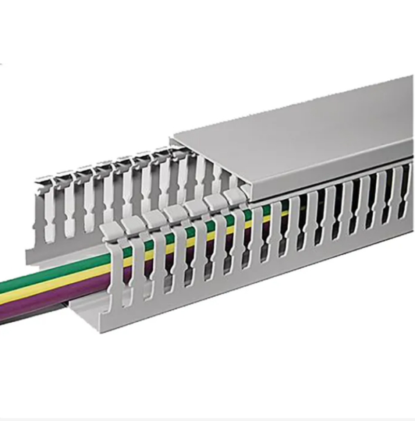 Electrical Panel Grey Slotted Trunking 40*40 2m/pc