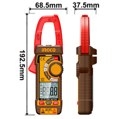 DC/AC clamp meter  400A 4000 Counts – DCM62002