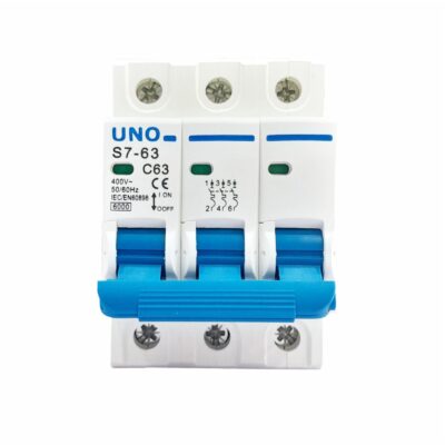 UNO 20A Miniature Circuit Breaker MCB 3 Pole 20A 3P