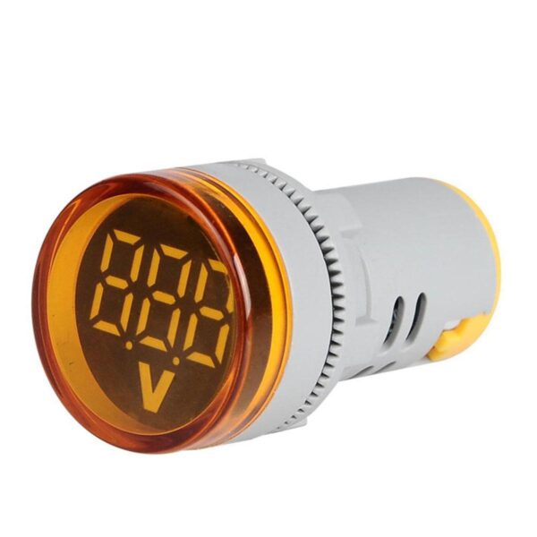 Pilot Lamp with Voltage Display Indicator Lamp YELLOW 24VDC - Image 2