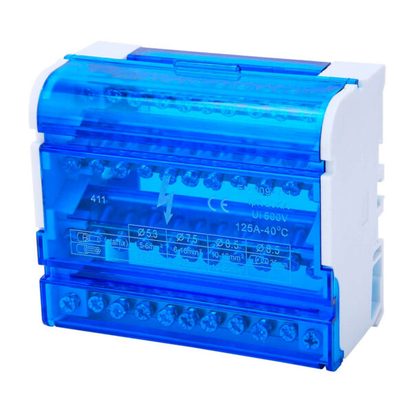 Four Level Din Rail Mount Bus Terminal Distribution Box - Image 6