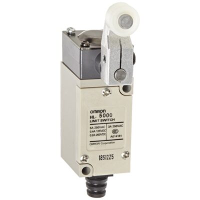 Omron HL-5000G Limit Switch General-purpose Limit Switch, Roller Lever, 1NO+1NC, 5A, IP65, With ground terminal/M5 tapping on the rear side