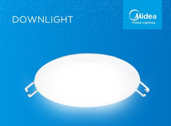 Midea 4W LED Round Downlight Input Voltage - 220-240VAC ~50/60hz 3000K - Recess Flush Mount