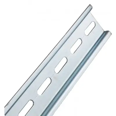 Slotted Steel DIN Rail – 1 meter Length