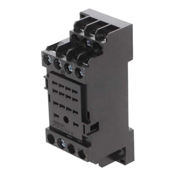 Omron Relay Socket, DIN rail/surface mounting, 14-pin, screw terminals (standard) - Image 4