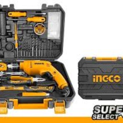 Ingco HKTHP11151 Impact Drill 680W & 115PCS Hand Tool Kit