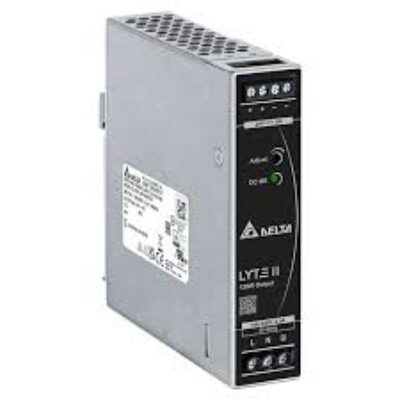 Delta Electronics DRL Switched Mode DIN Rail Power Supply, 90 → 264V AC Input, 24VDC Output, 5A Output – DRL-24V120W1EN