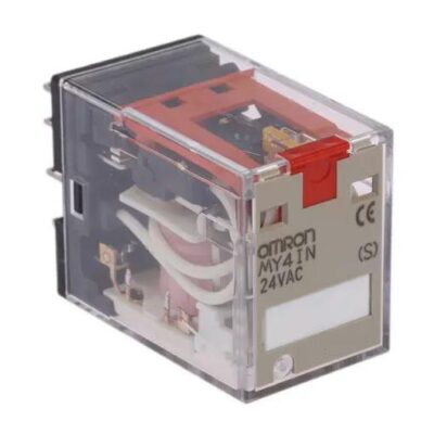 Omron Miniature Power Relay, 2-pole, Single contact, Plug-in terminals, With operation indicator, 220/240 VAC – MY2N AC220/240