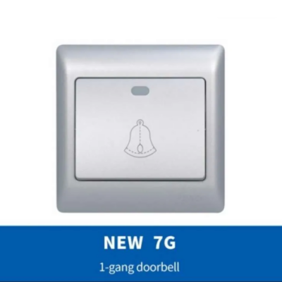 Chint NEW7-G30208A 1-Gang Doorbell Silver