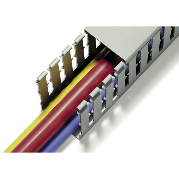 Electrical Panel Grey Slotted Trunking 50*50 2m/pc