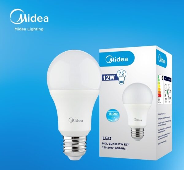 Midea 5W LED Bulb Input Voltage - 220-240VAC ~50/60hz 6500K E27