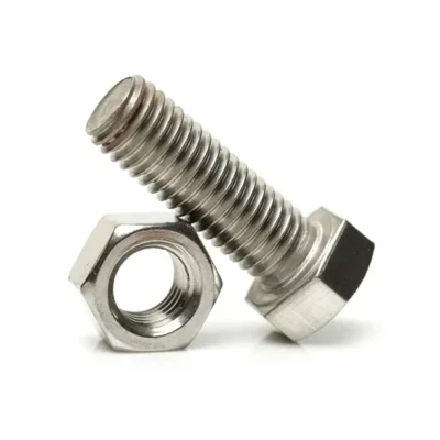 M8 Silver Bolt and Nut – M8 x 100mm Hex Bolt / Nut & Washer